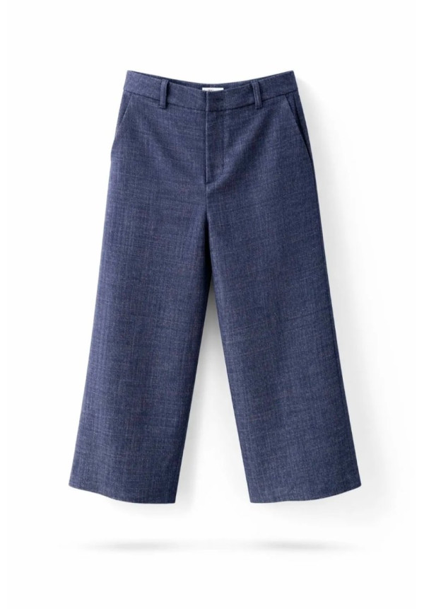 LETAA  PANTALON AZUL MARINO