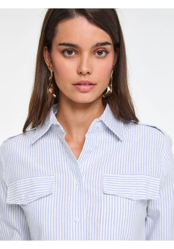 LETAA CAMISA BOLSILLOS