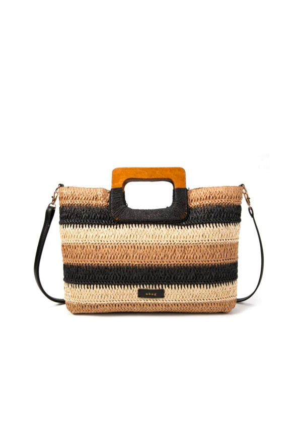 ABAG BOLSO RAFIA RAYAS
