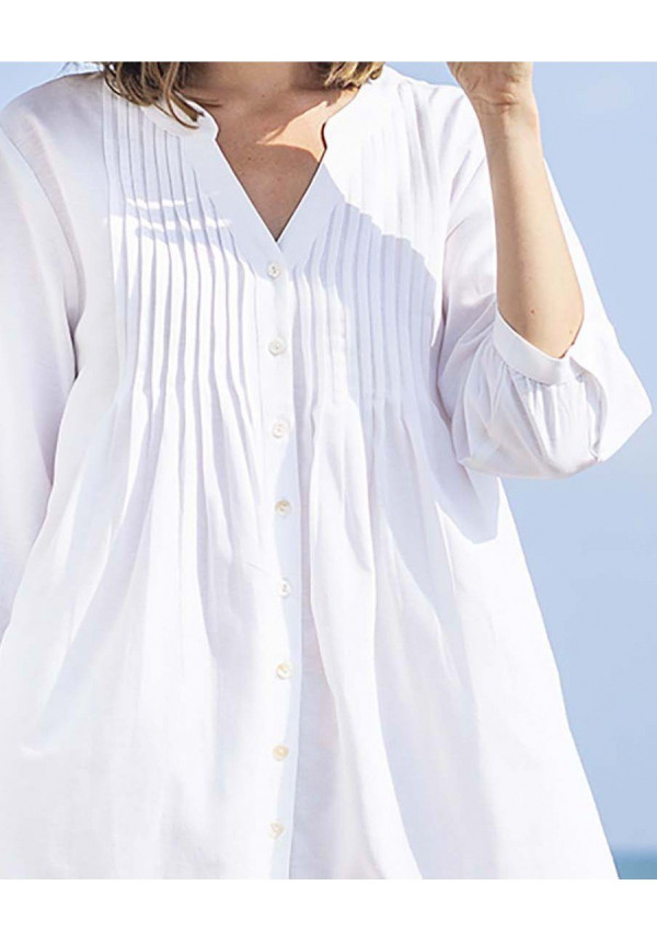 VANIA VESTIDO CAMISERO 3/4 BOHEMIO 6964